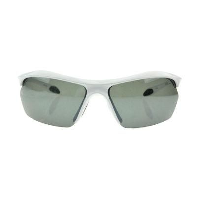 2017 Factory Directly Half Frame White Sports Sunglasses