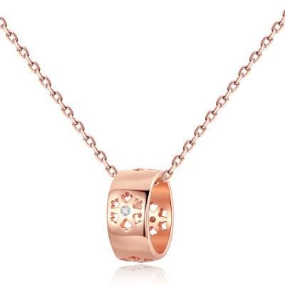 Custom Pendant Necklace with Personalized Cubic Zirconia Chains Gift