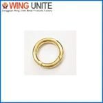 High Quality Golden Metal Adjustable Ring for Keyring