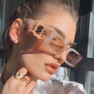 2022 One Piece Square Women Fashion Sunglasses UV400