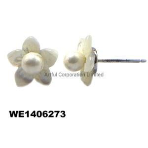 Fashion Jewelry /Earring Silver Earrings/Flower Shape/Good Quality