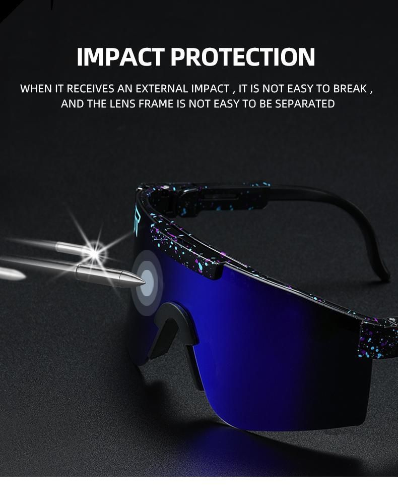 2021 Hot Sale Safety Outdoor Non Polarized Viper Designer Fashionable Plastic Fashion Sport Cycling Sunglasses
