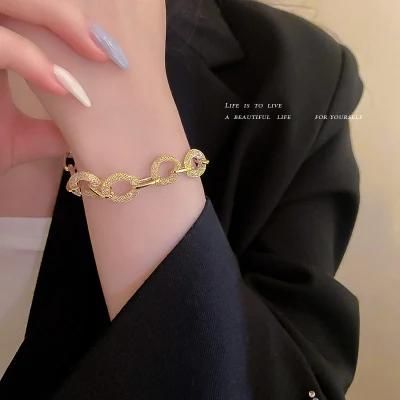 Fashion Net Crystal Chain Circle Bracelet Women