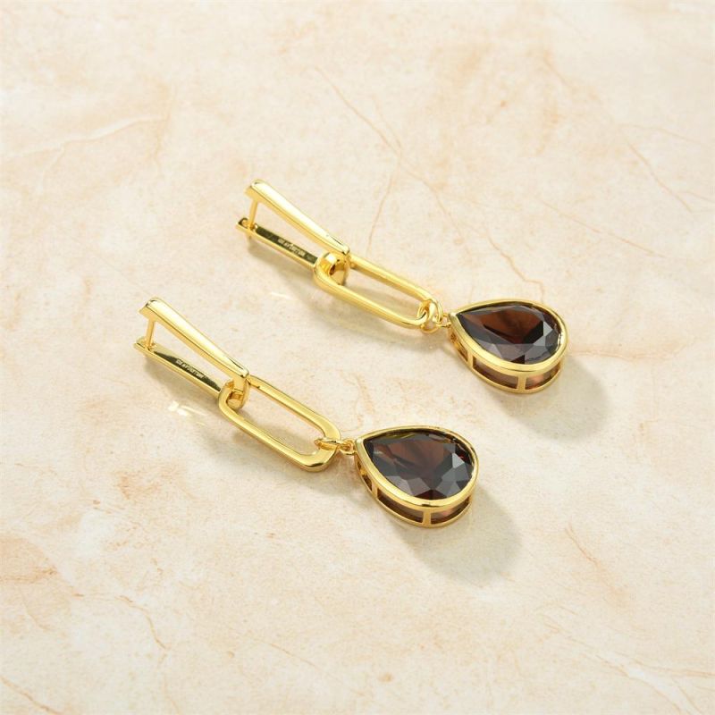 Fashion 925 Sterling Silver Drop Earrings