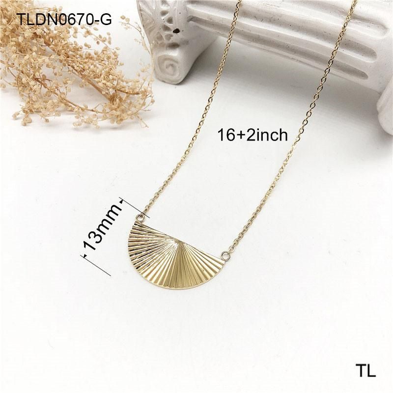 Manufacturer Custom Good Quality Gold Plated Necklace, Good Quality Gold Plated jewellery, 316 Stainless Steel Jewelry