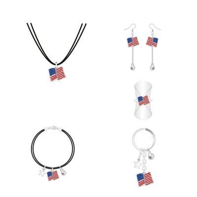 China Custom Designed Book Page Flag Series Jewelry Set