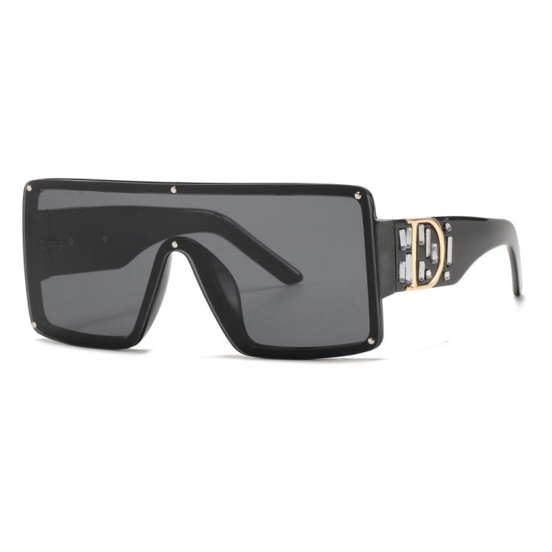 2020 No MOQ Oversized One Piece Women Fashion Sunglasses