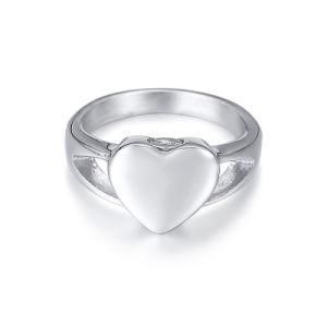 Keepsake Jewelry Heart Design Urn Ring Stainless Steel Cremation Urn Ashes Ring