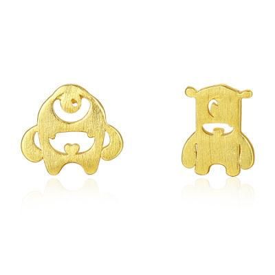 Monster and Bear Shape Earrings Stud for The Youth