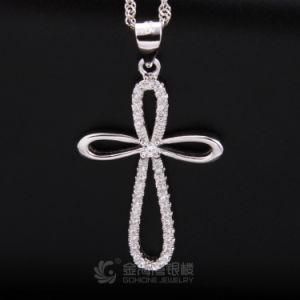Good Halo 925 Sterling Silver Cross Pendant for Gift