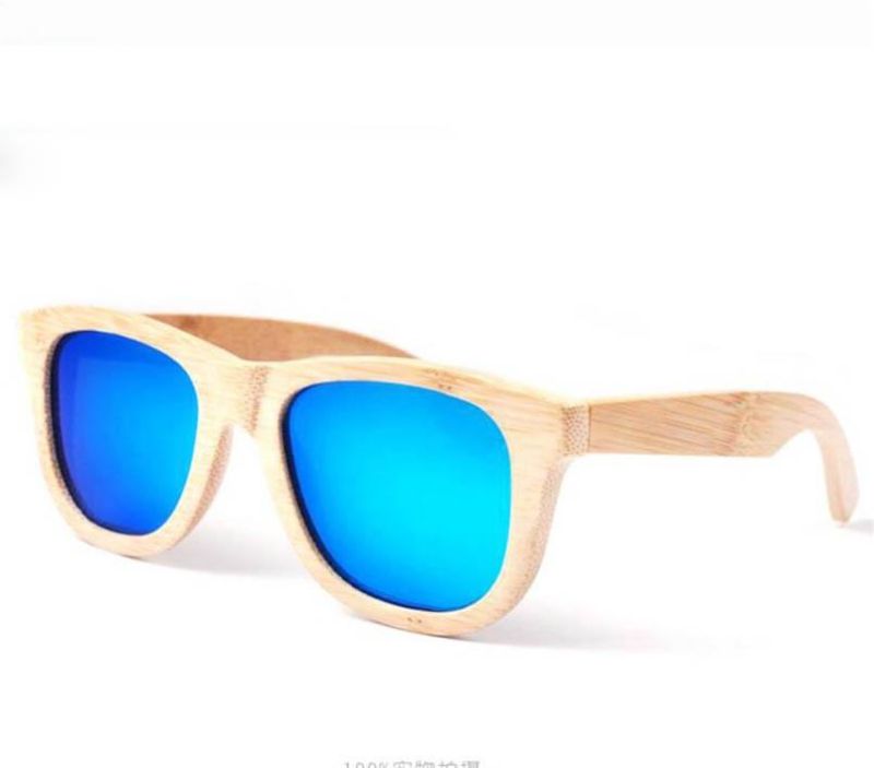 Explosion Hot Bamboo Glasses Retro-Coated Bamboo Legs Polarized Sunglasses Sg3018