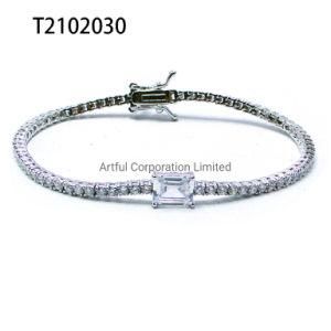 Fashion Jewelry Bracelet Silver Jewelry Tennis Bracelet