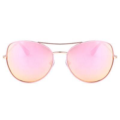2018 Lovely Pink Lens Metal Sunglasses