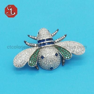 Bee Brooch for Women Men Honeybee Unisex Pins Fashion Winter Insect Accessories Good Gift