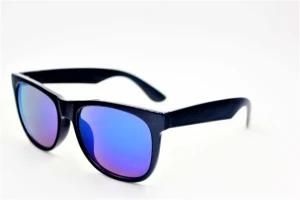 Classic Vintage Shiny Black Fashion Sunglasses-16310