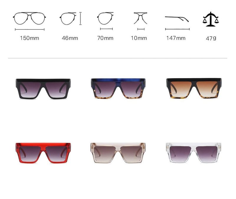 Big Hinge New Fashion Face Big Frame Sunglasses