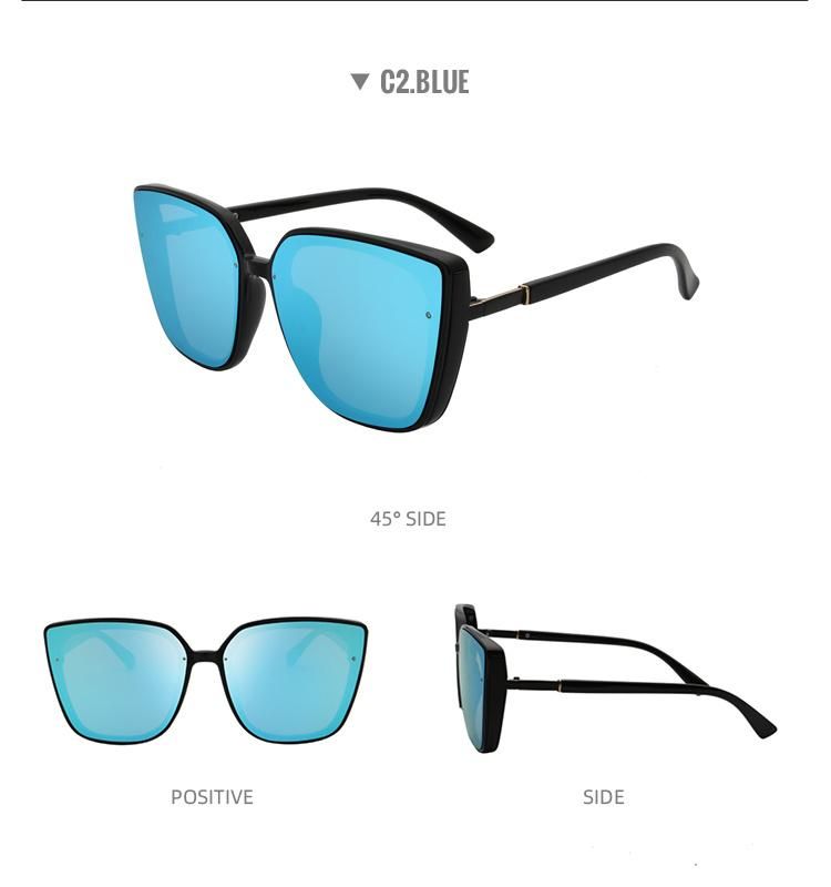 2022 Hot Sell Summer Vintage Luxury Sun Glasses Women Cat Eye Sunglasses
