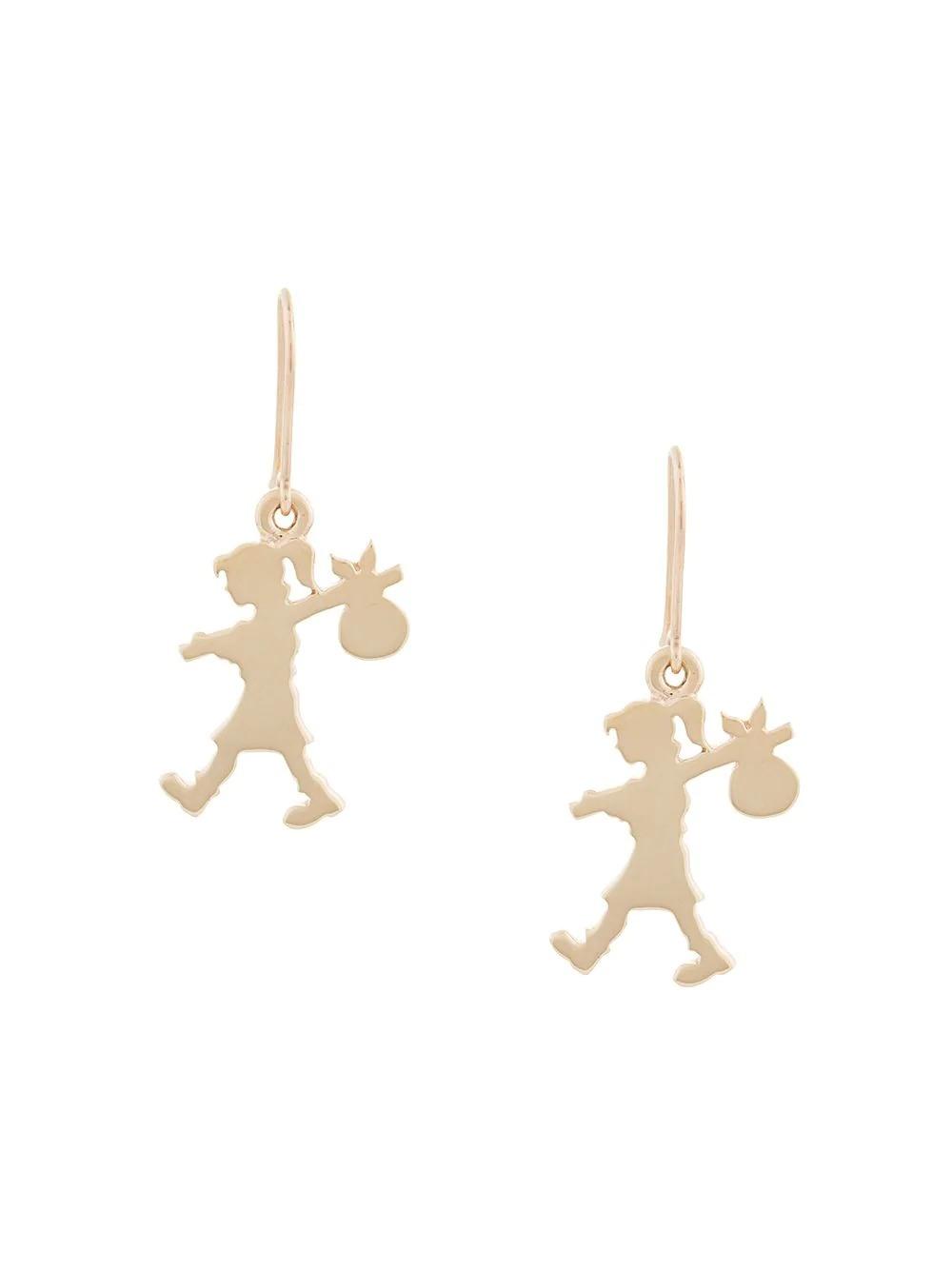 Fashionable and Popular New Delicate Human-Shaped Earrings Jewelry
