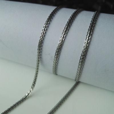 Fashion Jewelry Phoenix Tail Chains Necklace, Stainless Steel Chopin Chains