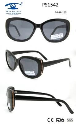 Fashion Popular Style Women Frame Plastic Sunglasses (PS1542)