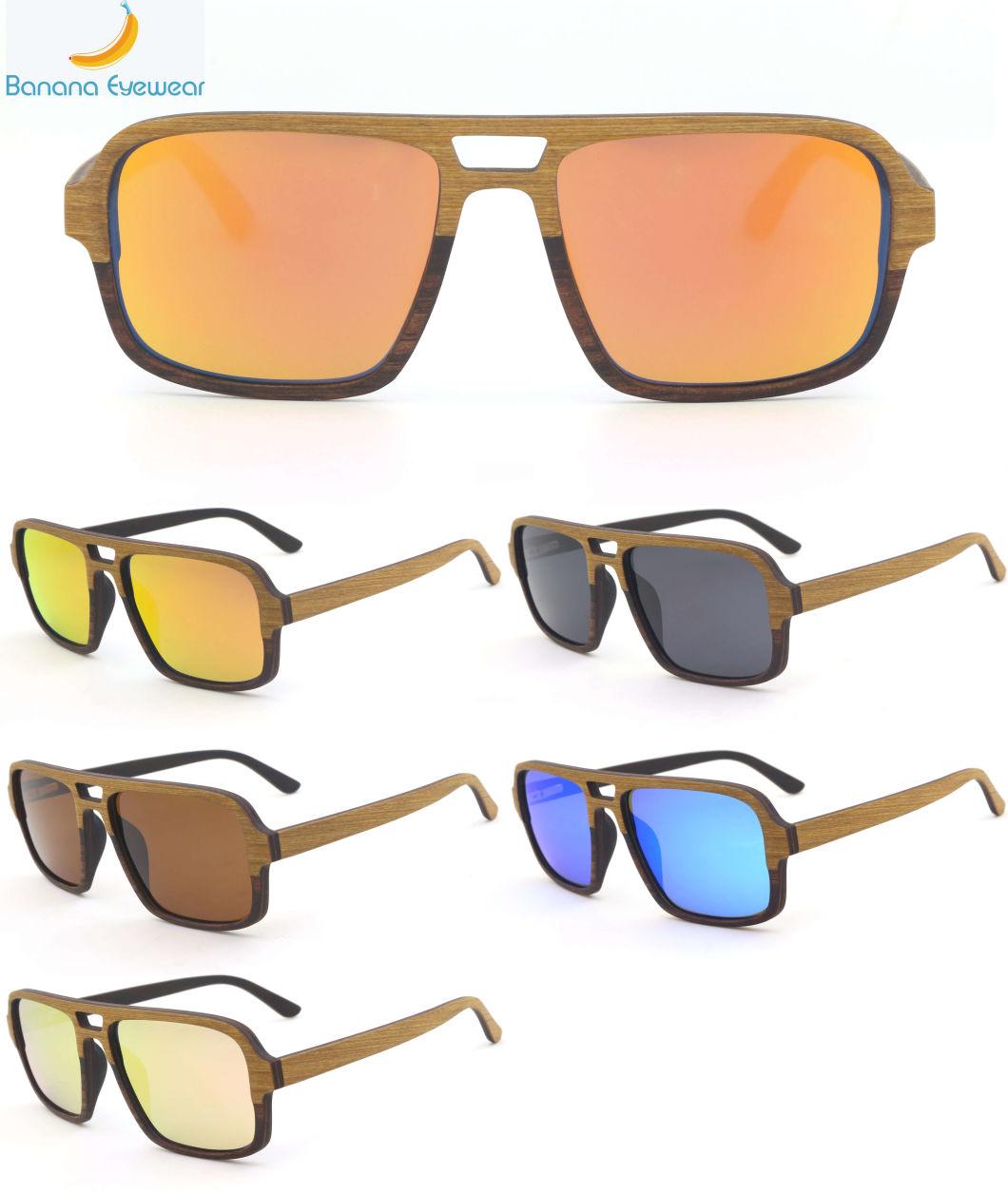Ready to Ship Classic Rb Nature Wooden Sunglasses Polarized Sunglasses