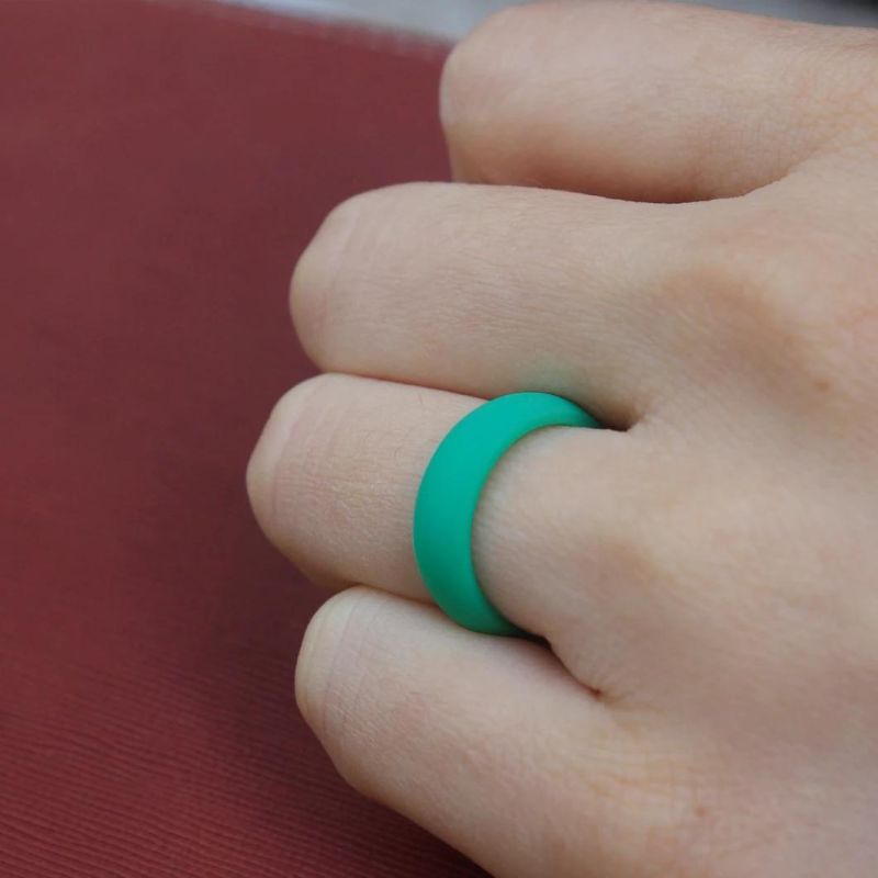 Women Men Silicone Wedding Ring Rubber Band