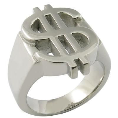 USA Dolloars Stainless Steel Creative Ring Special Gift