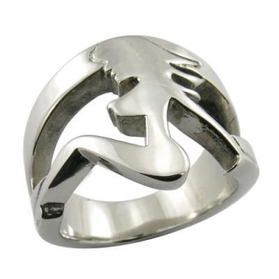 Split Metal Men Finger Ring