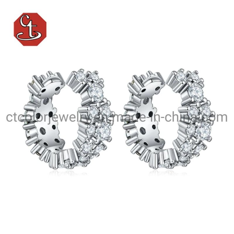 Fashion 925 Sterling Silver Clip Earrings for Women Brass or Silver Earring Cuff