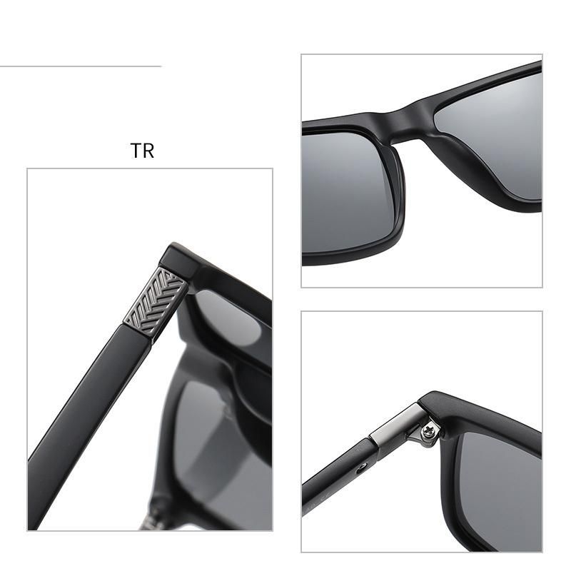 Men Driving Sunglasses Tr90 Polarized Sunglasses Mirror Lens Sunglasses 3320