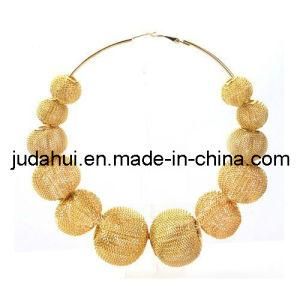 Gold Plated Rondelle Basketball Women Earrings (JDH-800022)