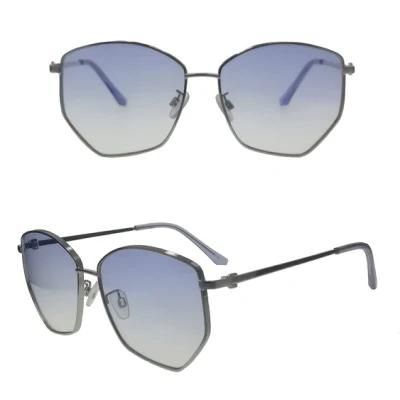 Good Quality Polygon New Stylish Metal Fashion Sunglasses