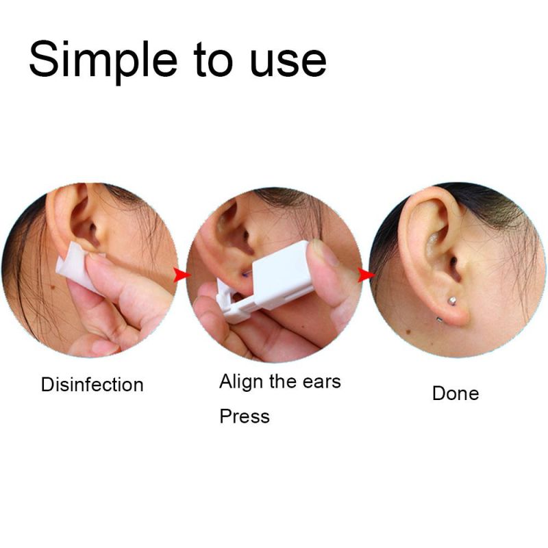Disposable Safe Sterile Piercing Unit for Nose Studs Piercing Gun