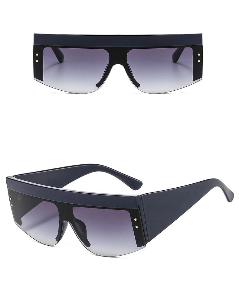 New Style One-Piece Big Frame UV400 Sports Sunglasses