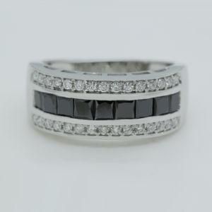 Fashion Sterling Silver Jewelry Onyx Party Ring