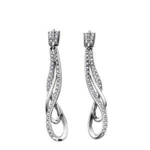 Fashion Water Wave Stud Pin Drop Earring