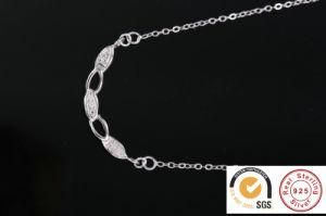 Fashion 925 Sterling Silver Necklace with Micro Pave Set Pendant Baam0644