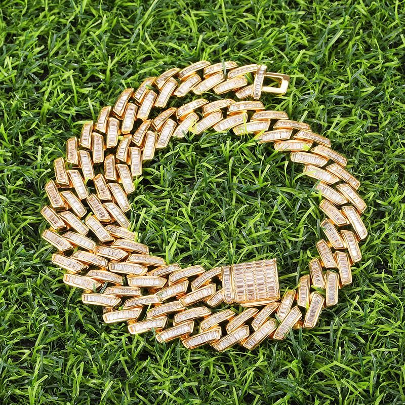 Hip Hop Women Men Twist Rope Cuban Link Chain Necklace