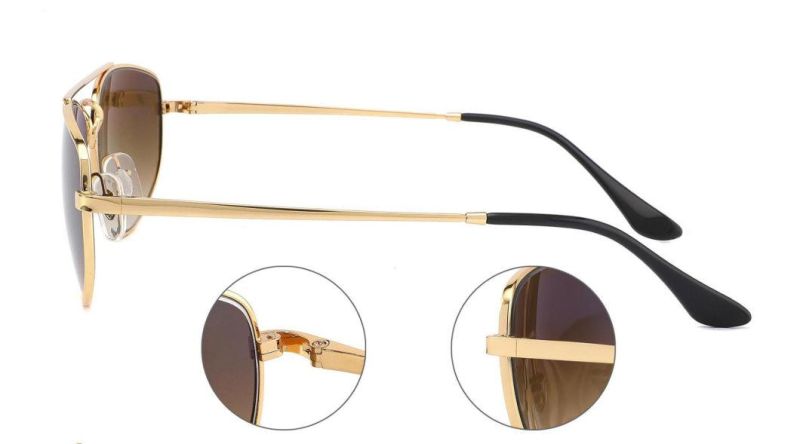 High Quality New Fashion Design Metal Frame Ray Band Polarized Sun Shades Sunglasses
