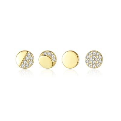 Best Quality 925 Sterling Silver Stud Wedding Earrings Jewellry