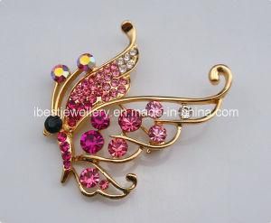 Fashion Jewelry-Crystal Metal Brooch