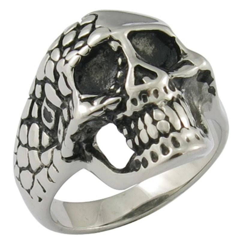 Men Skull Biker Ring Fashion Jewelry