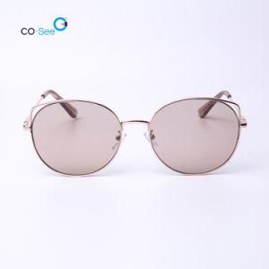 2020 Trendy Cateye Hollow UV400 Custom Logo Ladies Vintage Retro Women Sunglasses