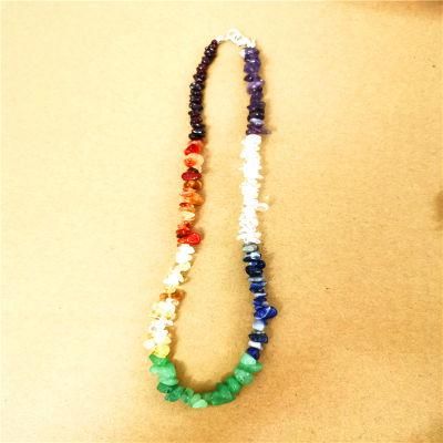Mixed Colorful Chips Beads Natural Stone necklace Welcome to Customize