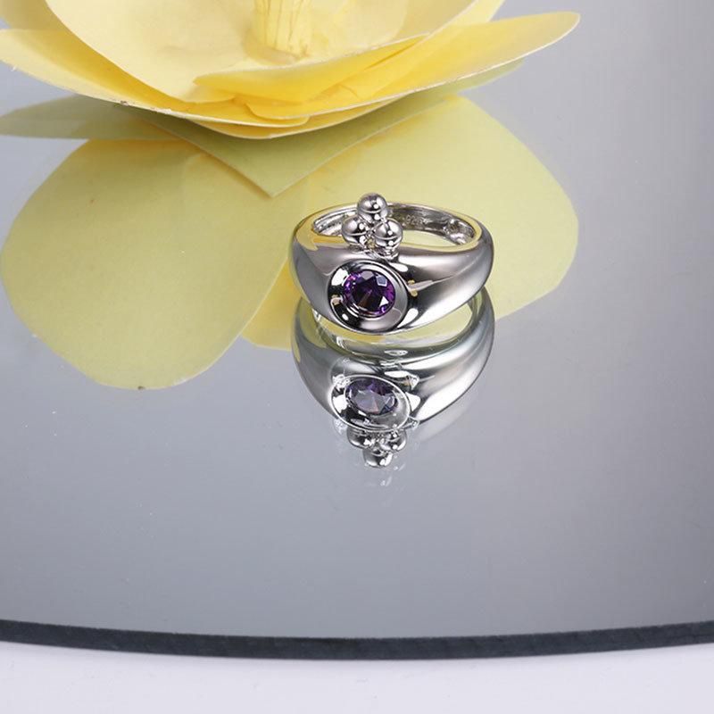 Aliexpress Shining Cubic Zirconia Moissanite Lab Diamond Fashion Accessories Fashion Jewelry Popular Ring