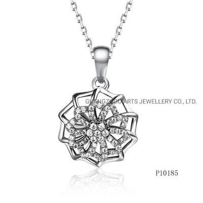 Wholesale Fashion Silver Jewelry of Rotating Pendant