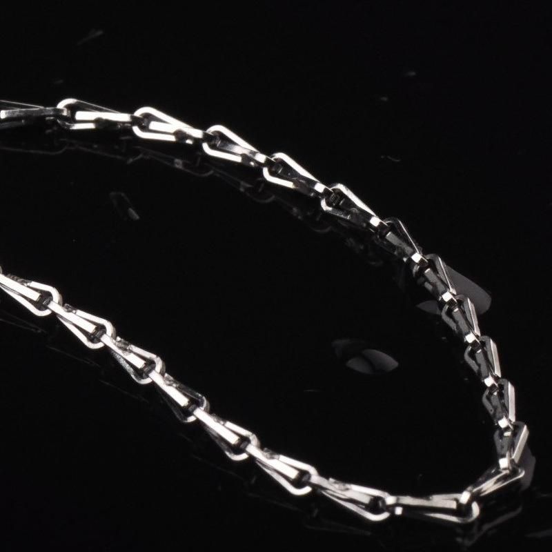 Decoration Fashion Jewelry Silver Necklace Fine Jewelry Stainless Steel Necklace Bali Chain Bracelet Anklet Handmade Craft Design