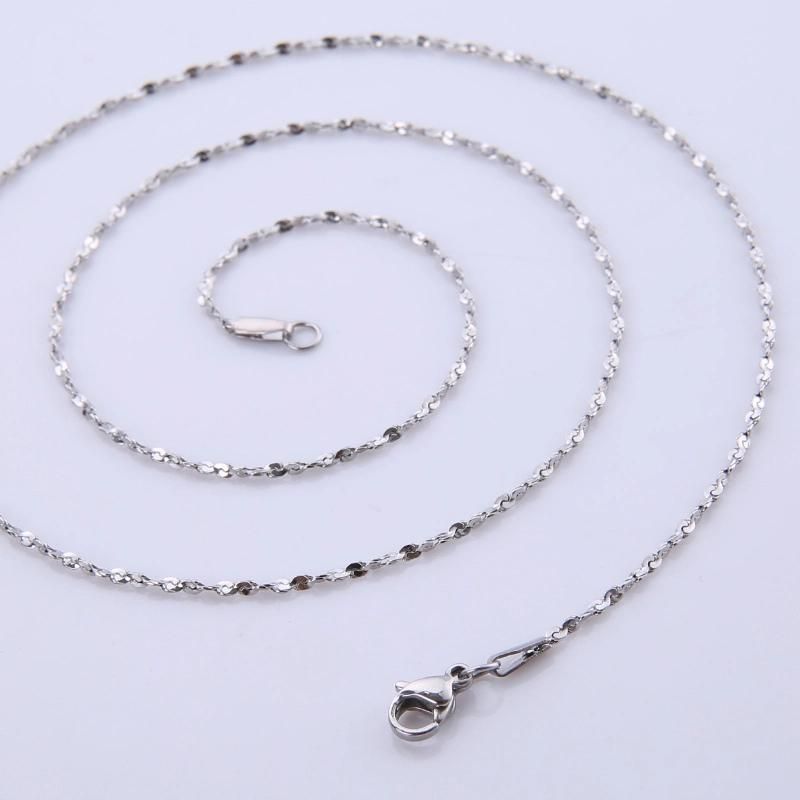 Fashion Women Stainless Steel Jewelry Necklace Bracelet Anklet Handcraft Design Metal Affordable Gold Plated Jewellery