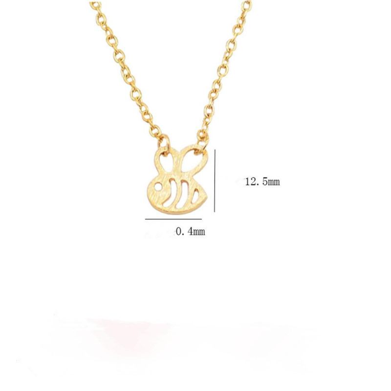Women Simple Romantic Imulated Pearl Alloy Bee Earings