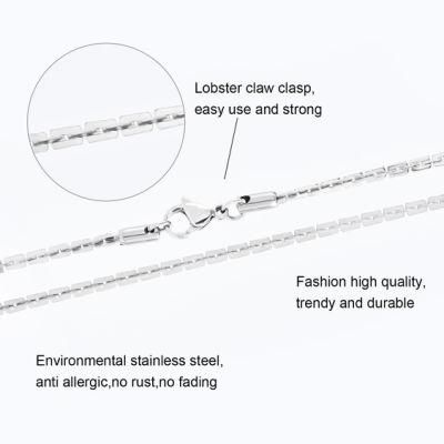 Wholesale 18K Gold Plated Fashion Accessories Jewelry Stainless Steel Boston Chain for Jewelry Design